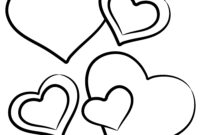 ausmalbild herzen