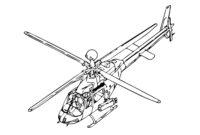 ausmalbilder hubschrauber