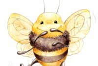 hummel malen vorlage