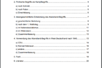 inhaltsverzeichnis beispiel