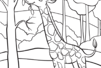 ausmalbilder giraffe