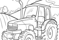 ausmalbilder traktor