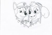 sky ausmalbild paw patrol