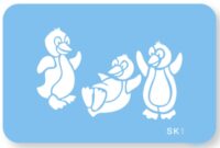 pinguine schablone pinguine schablone