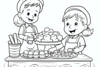 ausmalbilder weihnachtsbäckerei ausmalbilder weihnachtsbäckerei