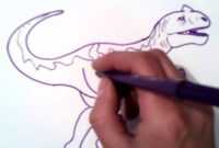 dinosaurier zeichnen leicht