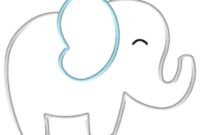 schablone elefant vorlage schablone elefant vorlage