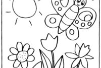 ausmalbilder frühling kinder