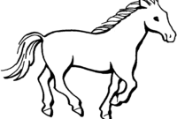 pferde vorlagen zum ausdrucken