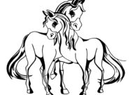 pferd vorlage zum ausdrucken