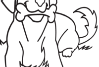 ausmalbild hund kostenlos