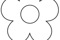 blumen schablone zum ausdrucken