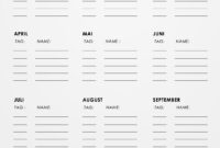 geburtstagskalender din a4