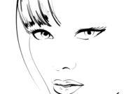 gesicht zum ausmalen