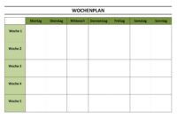wochenplan zum ausdrucken pdf kostenlos