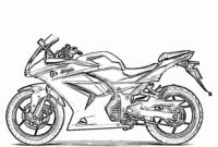motorrad malen vorlagen