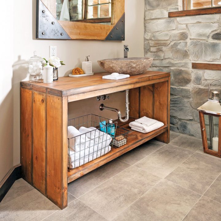 meuble en bois qui a pris l’eau