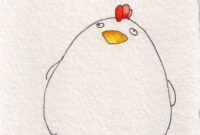 huhn malen einfach huhn malen einfach