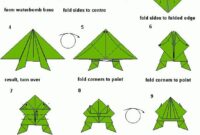 origami frosch anleitung origami frosch anleitung