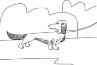 dackel malvorlage dackel malvorlage