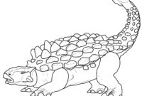 ausmalbild dinosaurier einfach