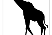 giraffen vorlage giraffen vorlage