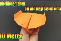 kleinster papierflieger der welt