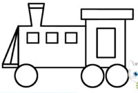 zug malen vorlage zug malen vorlage