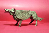 wolf origami
