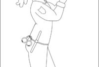 ausmalbild polizistin