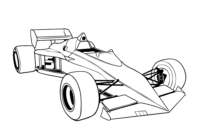 malvorlagen rennauto