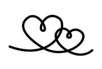 geschwungenes herz vorlage