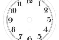 uhren zum ausdrucken