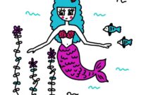 wie malt man eine meerjungfrau