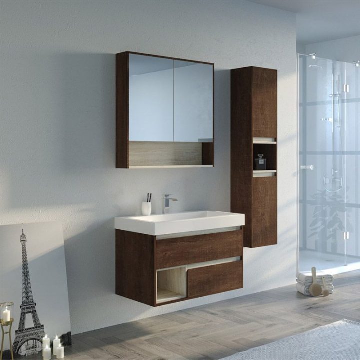 meuble salle de bain vasque posée
