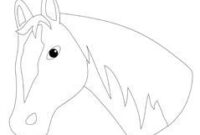 pferdekopf bastelvorlage pferdekopf bastelvorlage