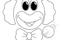 clown bastelvorlage pdf