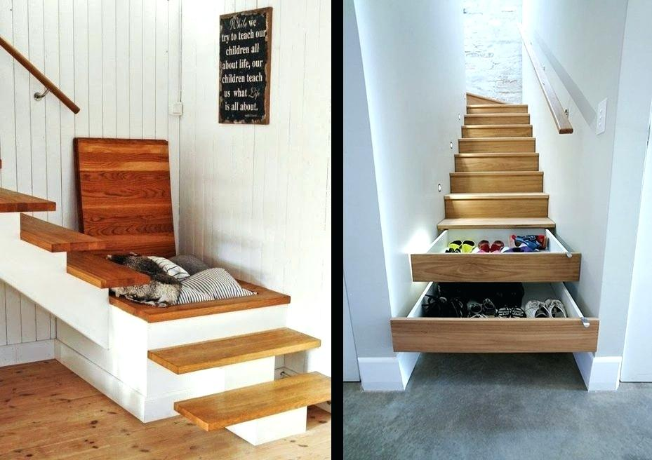 fabriquer meuble chaussure sous escalier