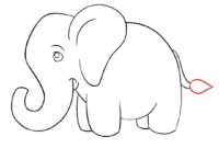 elefant einfach zeichnen elefant einfach zeichnen