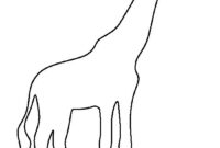 giraffe schablone zum ausdrucken giraffe schablone zum ausdrucken
