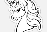 ausmalbild einhornkopf ausmalbild einhornkopf