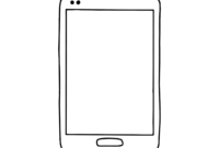 handy ausmalbild handy ausmalbild