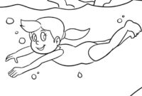 ausmalbild schwimmen ausmalbild schwimmen