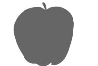 apfel schablone apfel schablone