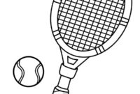 tennis ausmalbild tennis ausmalbild