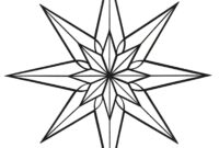 weihnachtsstern ausmalbild weihnachtsstern ausmalbild