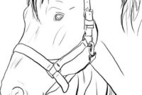 pferdekopf vorlage zum ausdrucken