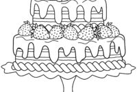 malvorlage torte