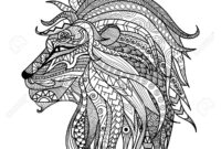 ausmalbilder löwenfamilie