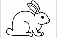 hase zum nachmalen hase zum nachmalen